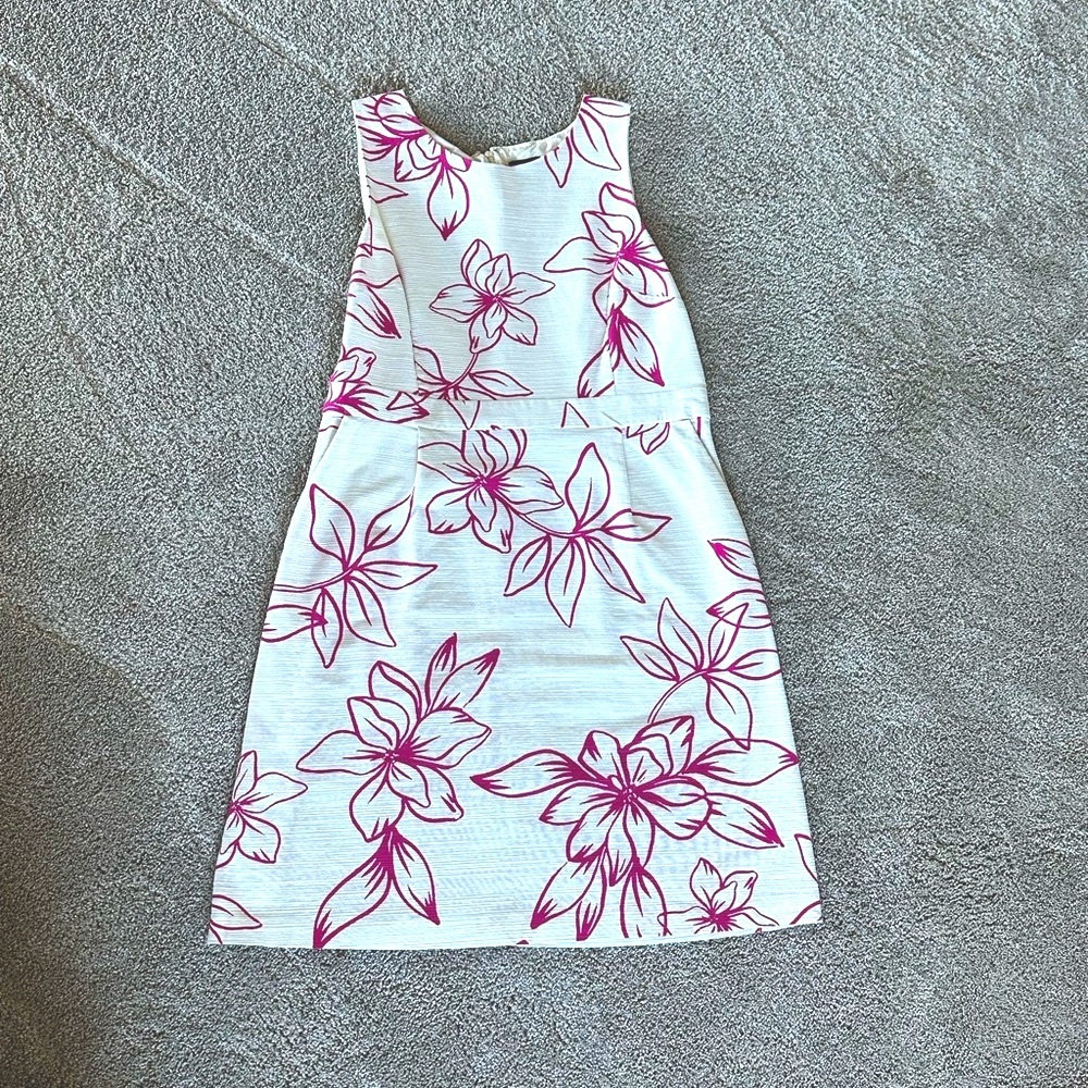 Ann Taylor Factory Elegant White Dress